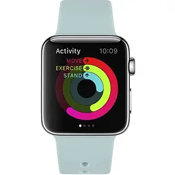 Ремінець Uwatch Silicone Strap for Apple Watch 42/44 mm Turquoise - мініатюра 3