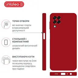 Чохол до мобільного телефона Intaleo SoftShell Samsung Galaxy A22 LTE (4G) Red (1283126558023) - мініатюра 4