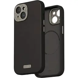 Чохол-накладка Moshi Napa Slim Hardshell Case Midnight Black для iPhone 15