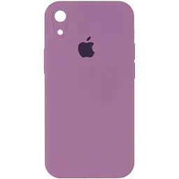 Чохол Epik Silicone Case Square Full Camera Protective (AA) для Apple iPhone XR (6.1) Ліловий / Lilac Pride