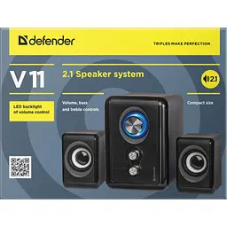 Акустика Defender V11 11 Вт 2.1 system, USB (65111) - мініатюра 4
