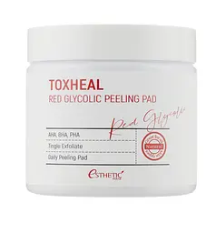 Очищаючі пілінг-диски для обличчя Red Glycolic Peeling Pad Esthetic House 100 шт - мініатюра 2