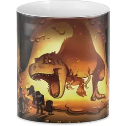 Кухоль GeekLand Gravity Falls Dinosaur GF.02.15 330 мл білий - мініатюра 3