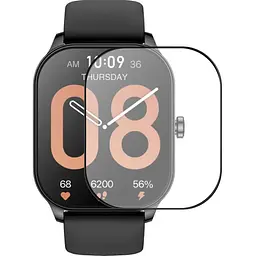 Полімерна плівка 3D (full glue) (тех.пак) для Xiaomi Amazfit Pop 3S Чорний