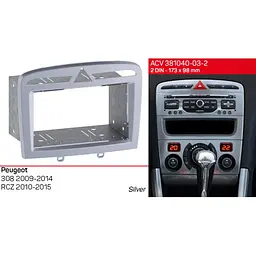 Перехідна рамка Peugeot 308, RCZ ACV 381040-03-2 - мініатюра 3