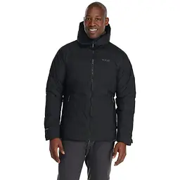 Мембранна чоловіча тепла куртка Rab Valiance Jacket L Чорний