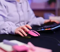 Комп'ютерна миша Trust GXT 109 Felox RGB USB-A рожевий teh0014008 - мініатюра 9