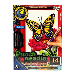 Набір для творчості "Punch Needle: Метелик" PN-01-08 килимова вишивка