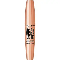 Туш для вій Dermacol Mega Lashes Mascara Volume & Care, вугільно-чорний, 11.5 мл - мініатюра 2