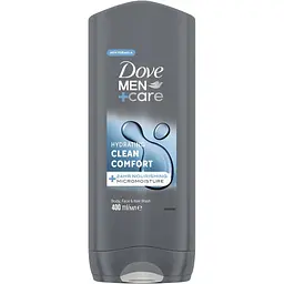 Гель для душу Dove Men+Care Чистота та комфорт 400 мл (8717644683149/8720181313448)