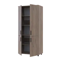 Шафа для одягу Doros Торн Кремона Канноло 2 ДСП (полиці) 90х51.6х200 (44900428) - мініатюра 3