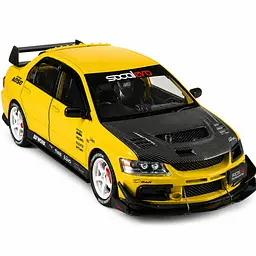 Колекційна металева модель автомобіля АвтоЕксперт Mitsubishi Lancer Evolution IX з інерцією, світлом та звуком 1:24 - мініатюра 2