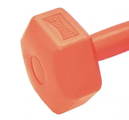 Гантель композитна PowerPlay 4124 Hercules 1 кг Помаранчева 1 шт (PP_4124_1kg) - мініатюра 3
