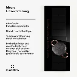 Індукційна варильна поверхня Klarstein Masterzone 90 Slim Flex (10045796) - мініатюра 4
