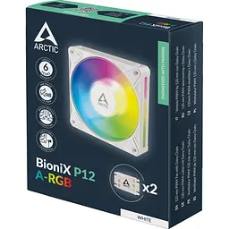 Корпусний вентилятор Arctic BioniX P12 A-RGB White (ACFAN00336A) [175992] - мініатюра 9