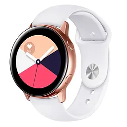 Універсальний ремінець Silicone Band для Xiaomi Amazfit Bip 20mm White [45138]
