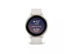 Смарт-годинник Garmin vivoactive 5 Cream Gold Aluminum Bezel with Ivory Case and Silicone Band (010-02862-11) - мініатюра 2