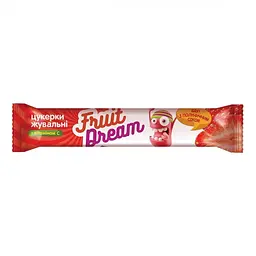 Цукерки жувавльні Fruit Dream з полуничним соком та вітаміном С 15 г