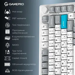 Клавіатура GamePro Asgard Yord (MK266WH) - мініатюра 4