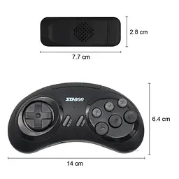HDMI ігрова приставка для телевізора із бездротовими джойстиками Game Controller SG800 - мініатюра 6