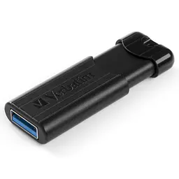 Флеш-накопичувач Verbatim USB флеш накопичувач 32GB PinStripe Black USB 3.0 (49317) - мініатюра 3