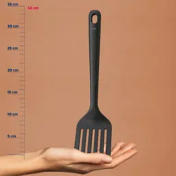 Лопатка для сервування Kela Apart з прорізами 34 см чорна (12635) - мініатюра 2