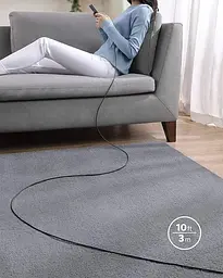 Кабель Anker Nylon А8758 Type-C - Type-C (USB-C - USB-C) 100W 3 метри - мініатюра 7
