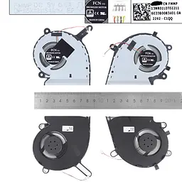 Вентилятори для Asus FX531GT G512LI PX512LI G531G GL531G GL731G PX531G PX731G, (5V CPU+GPU) - мініатюра 3
