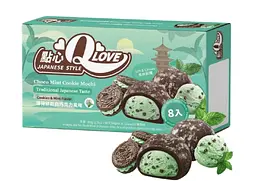 Моті QLove Choco Mint Cookie Mini Mochi 80г - мініатюра 2