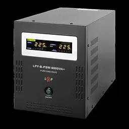 ДБЖ з правильною синусоїдою LogicPower 48V LPY-B-PSW-6000VA+ 4200 Вт 10A/20A - мініатюра 2