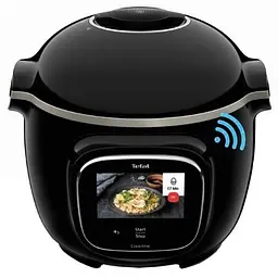Мультиварка-скороварка Cook4me Touch, 1600Вт, чаша-6л, сенсорне керув., 13 програм, метал/плас Tefal kuh0015006 - мініатюра 6