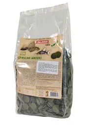 Корм для донних травоїдних риб в чіпсах Dajana SPIRULINA Wafers 1 кг/пакет