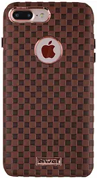Чохол накладка AWEI TPU Case F-7 iPhone 7 Plus/8 Plus Coffee