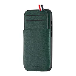 Чохол Jinduka Leather Pocket iPhone 15 Pro Green - мініатюра 4