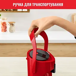 Термос Tefal Ponza Pump 1.9 л червоний (K3140314) - мініатюра 10