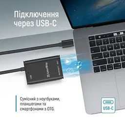Зчитувач флеш-карт ColorWay USB-C to USB 3.0/SD/MicroSD (CW-CR-02) - мініатюра 7