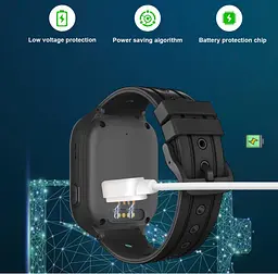 Смарт годинник дитячий D56 з підтримкою 4G SIM-карти, 1,83 дюйма дисплей, GPS + LBS + Wi-Fi відстеження, кнопка SOS, HD-камера, відеодзвінки, розумний годинник для дітей - мініатюра 12