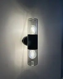 Вуличний світильник Nowodvorski 11372 Ida II E27 2x10W IP44 Bk - мініатюра 2