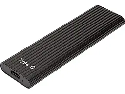 Кишеня для накопичувача PowerPlant NVMe PCIe M.2 to USB 3.1 Black (HC380428) - мініатюра 2
