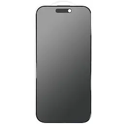 Захисне скло Privacy 5D Matte (тех.пак) для Apple iPhone 17 / 16 Pro (6.3) Чорний