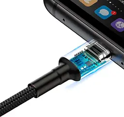 Кабель Baseus Cafule HW Quick Charging Cable USB to Type-C 40W 1m CATKLF-PG1 Black-Grey - мініатюра 6