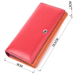 Великий гаманець для прекрасних жінок із натуральної шкіри ST Leather 22518 різнокольоровий - мініатюра 7