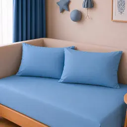 Дитяча постільна білизна JUNIOR Poplin Line Green wave (2200012795941) - мініатюра 4