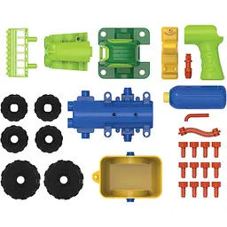 Конструктор Edu-Toys Трактор з інструментами (JS030) - мініатюра 5