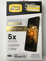 Захисне скло протиударне OtterBox Amplify Glass 5X для iPhone 14/13/13 Pro (77-86341)