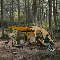 Намет Naturehike CNH22ZP028 двокімнатний гірчичний - мініатюра 5