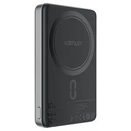 Зовнішній аккумулятор ACEFAST M12 PD20W ultra-thin magnetic wireless charging power bank 10000mAh, чорний