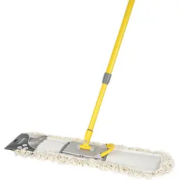 Швабра Eco Fabric Lux насадка з бавовни 60 см ручка-телескоп 92-132 см (EF-6025-D) - мініатюра 5