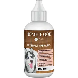Харчова добавка для собак Home Food Ренавіт для профілактики сечокам'яної хвороби 100 мл