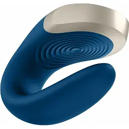 Смарт-вібратор для пар Satisfyer Double Love Luxury Partner Vibrator Blue (SO4929) [104614] - мініатюра 6
